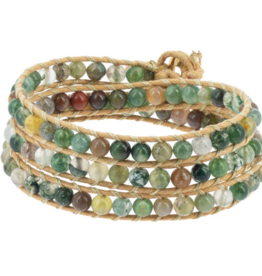 Terra Vita Naga Bracelet Jaspe Océan (4 mm)