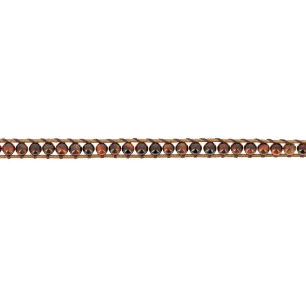 Terra Vita Red Tiger's Eye Naga Bracelet (4 mm)