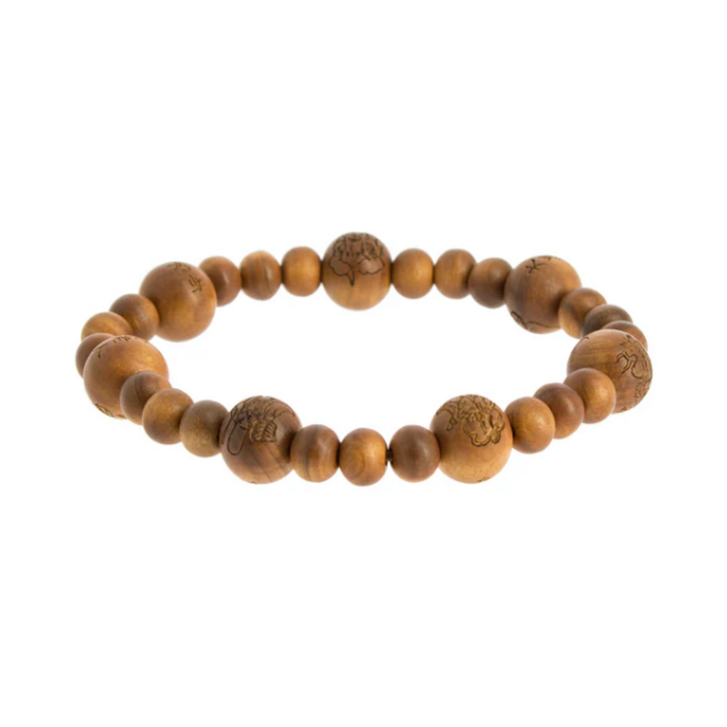 Nenju Mala armband voor geluk (sandelhout)