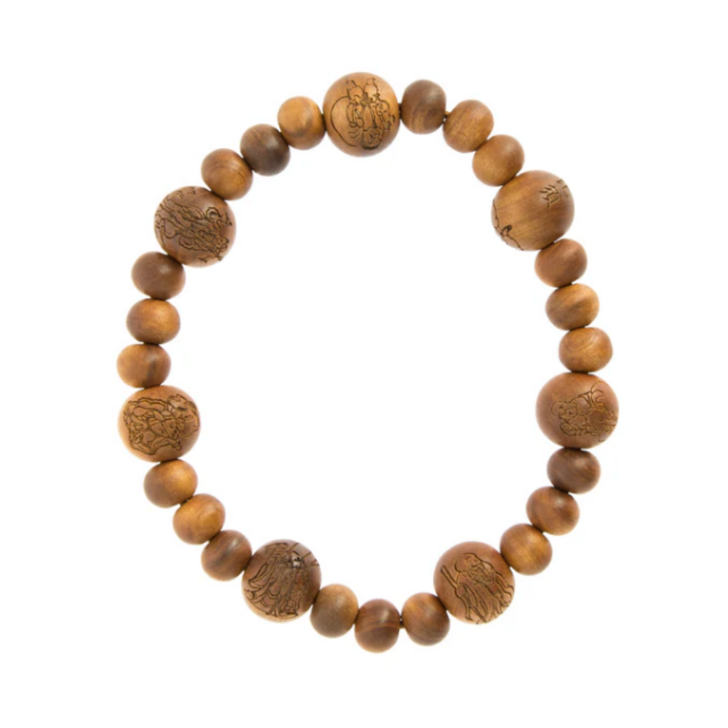 Nenju Bracelet Mala porte-bonheur (bois de santal)
