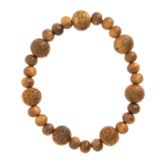 Nenju Mala Bracelet Good Fortune  (Sandalwood)