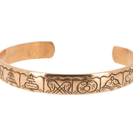 Terra Vita Koperen Armband (8 gelukssymbolen)