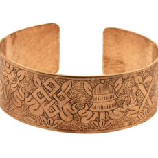 Terra Vita Koperen armband (8 gelukssymbolen, groot)