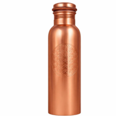 Terra Vita Koperen Drinkfles | Flower of Life (800 ml)