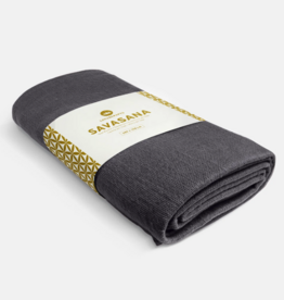 LOTUSCRAFTS Yoga Blanket SAVASANA Organic Cotton (anthracite)