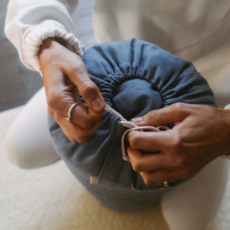 LOTUSCRAFTS Hoes voor Yoga Rol Ø24 cm (Light Taupe)