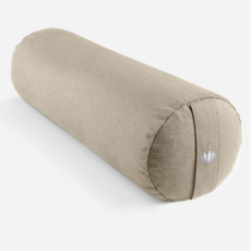 LOTUSCRAFTS Housse pour rouleau de yoga Ø24 cm (Light Taupe)