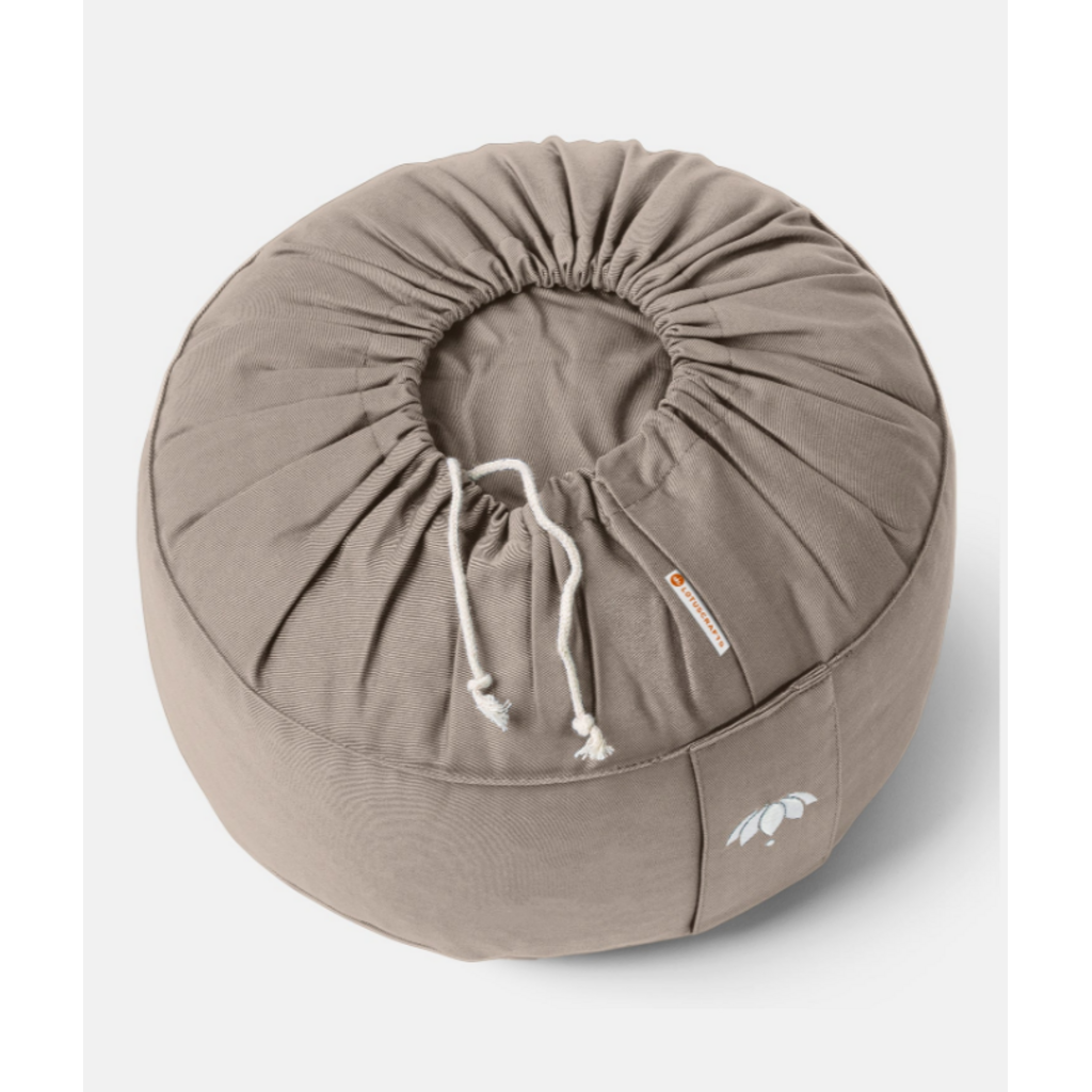 LOTUSCRAFTS Meditation Cushion Lotus (H: 15cm) (Light Taupe)
