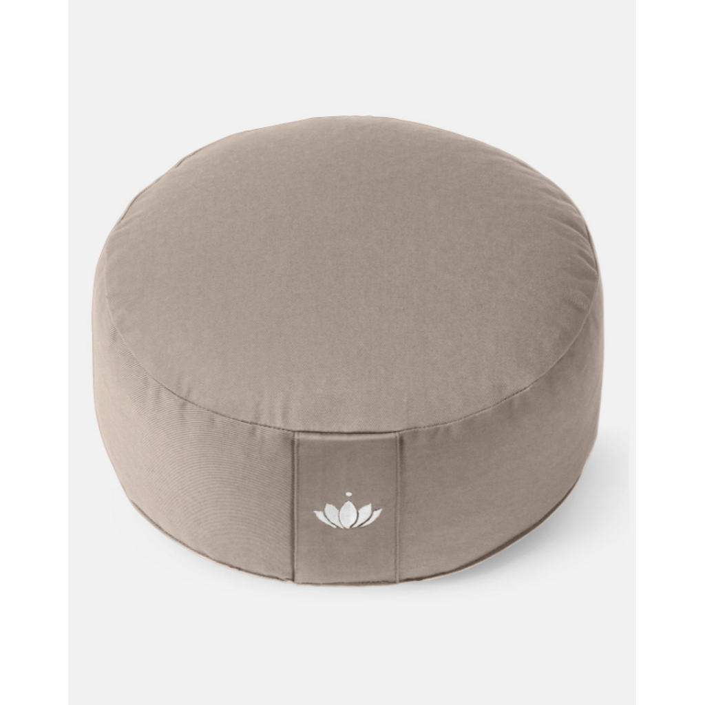 LOTUSCRAFTS Meditation Cushion Lotus (H: 15cm) (Light Taupe)