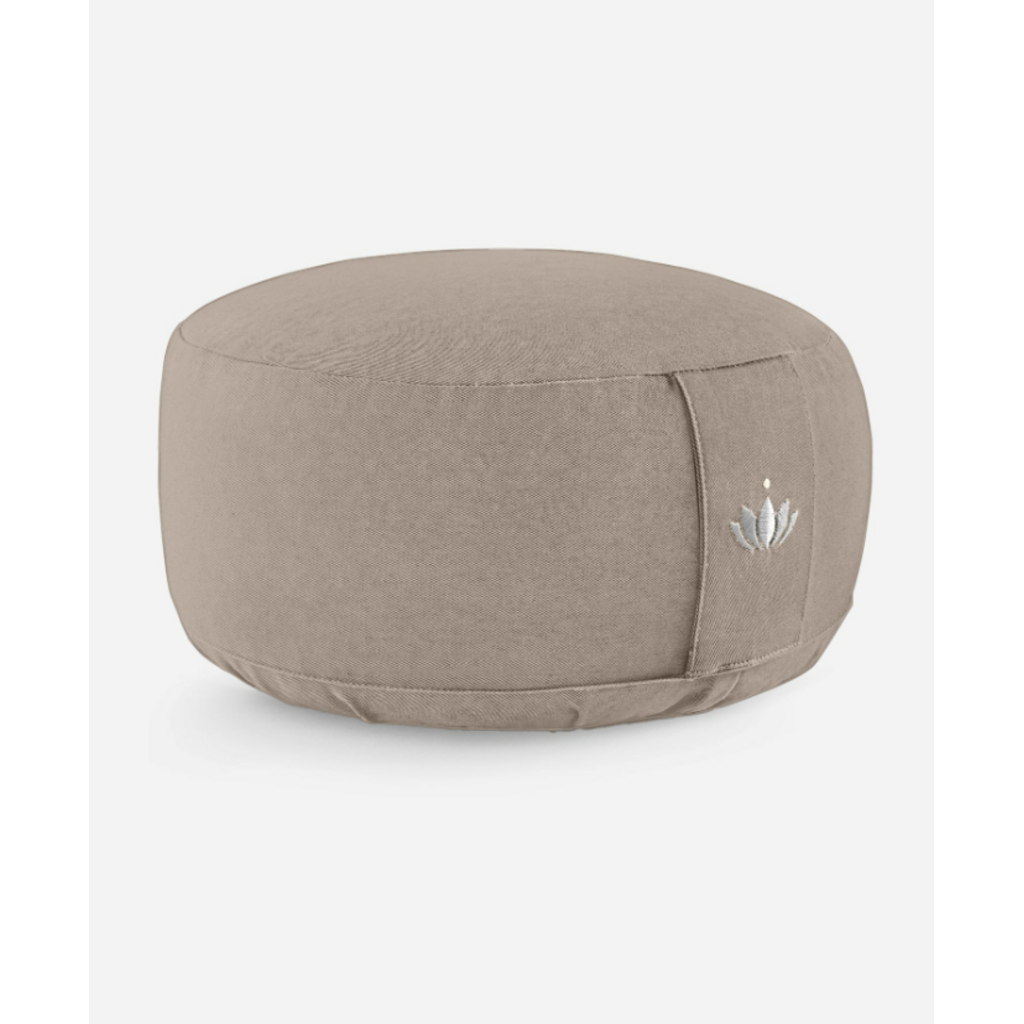 LOTUSCRAFTS Meditation Cushion Lotus (H: 15cm) (Light Taupe)