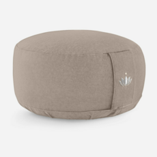 LOTUSCRAFTS Meditatiekussen Lotus (H: 15cm) (Light Taupe)