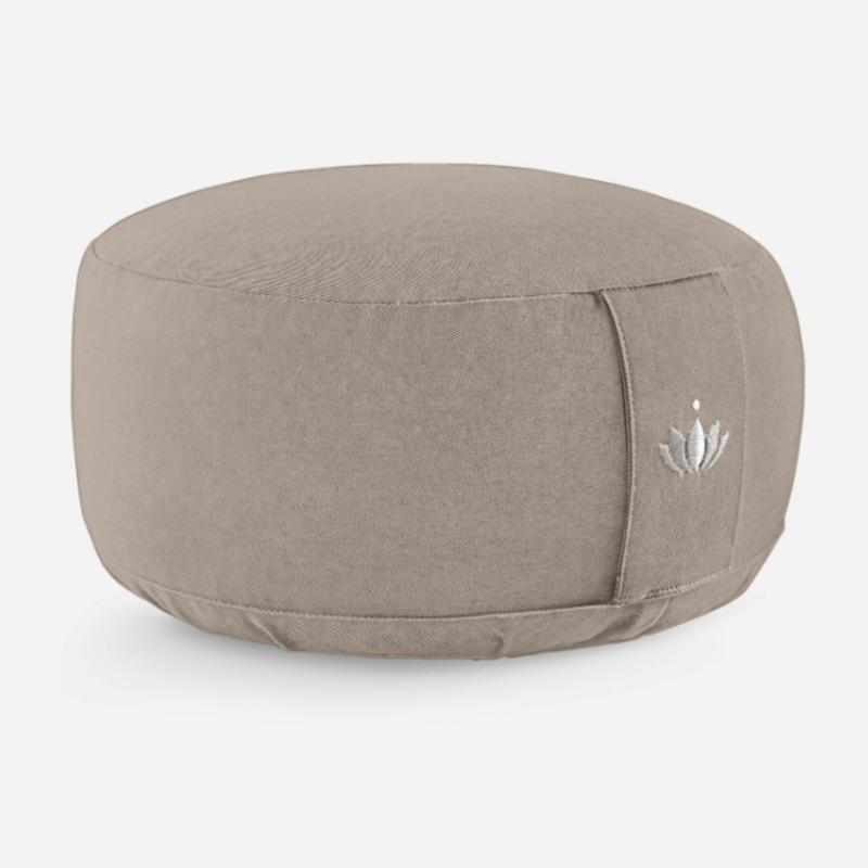 LOTUSCRAFTS Meditation Cushion Lotus (H: 15cm) (Light Taupe)