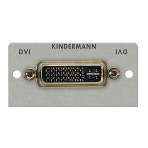 Kindermann Kindermann DVI-I (24+5) kabel+plug module-50 x 50 mm