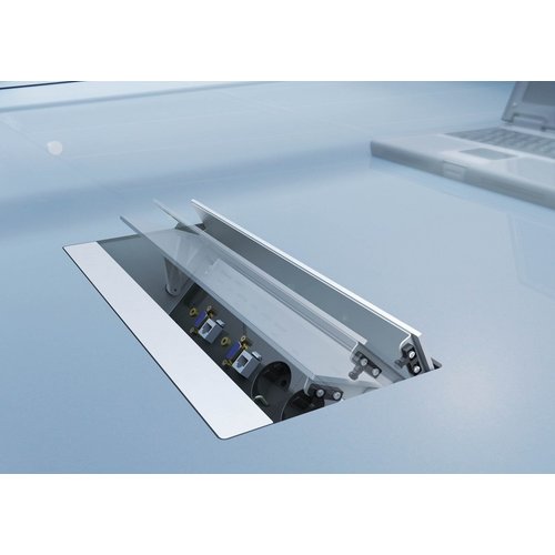 Kindermann CablePort Flex tafel inbouw module voor 6 voudige module houder (Individual)