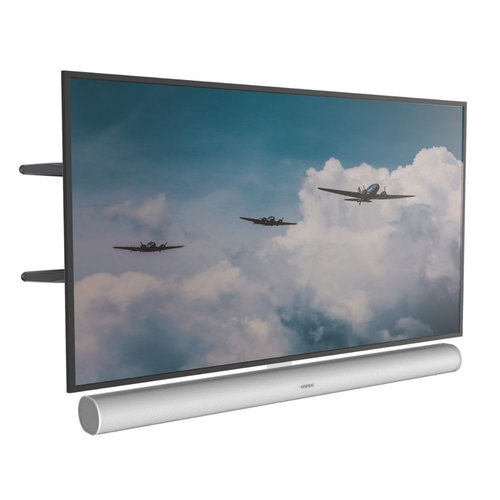 Cavus WME105+CFSARC- Draaibare TV beugel met Sonos ARC frame Wit