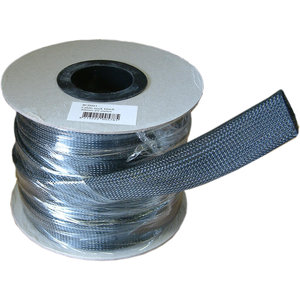 Cavus Kabelhoes 30 mm-Rol 25 meter - Zwart