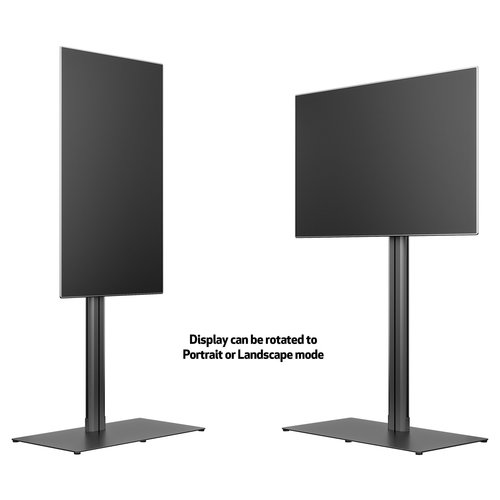 Multibrackets Public Display Stand 180 HD Single with Floorbase [zwart]