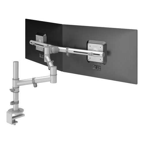 Dataflex Monitor arm Viewgo Dual 132 Zilvergrijs