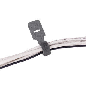 Dataflex Klittenband Kabelbinders – 10 Stuks – Lichtgrijs