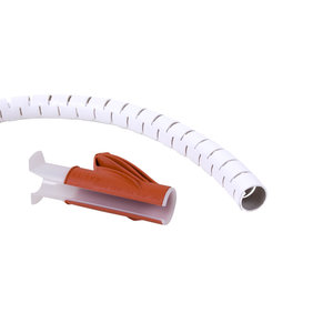 Dataflex Cable Eater ø15mm - 3.0 meter-Wit