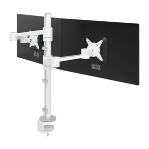 Dataflex Viewlite 140 Dubbele Monitorarm – Wit