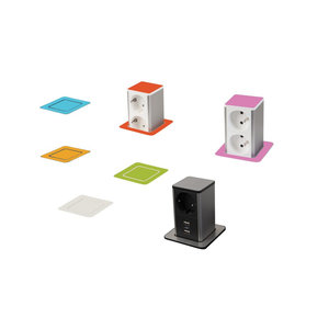 Digitel Pop Up - Powerunit 1x 220 Volt, USB lader (2 ingangen) - Wit