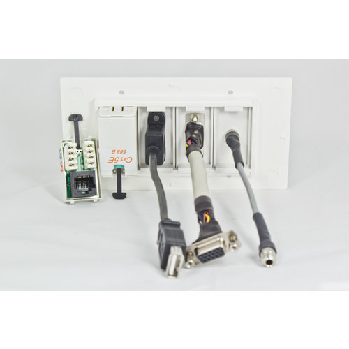 KEM Flex Set 16 (VGA, 3.5mm, USB A, Cat 6)