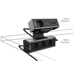 Digitel Digitel Below the Desk unit – 4-voudig - 4x Stroom