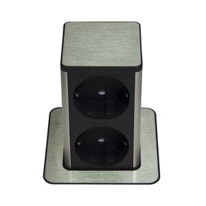 Digitel Pop Up - Powerunit 2x 220 Volt - Zwart