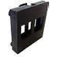 Panelmount - 2 Keystones-Zwart