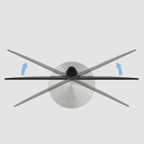 Cavus TV Standaard Sphere 120 cm RVS VESA 200x100 mm