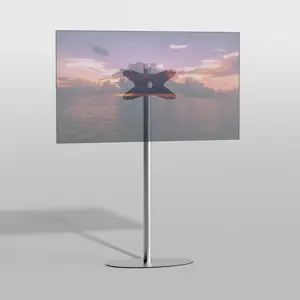 Cavus TV Standaard Ellips 150 - VESA 400x200 RVS