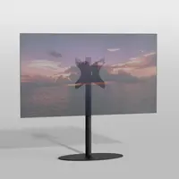 TV Standaard Ellips 100 - VESA 300x300 Zwart