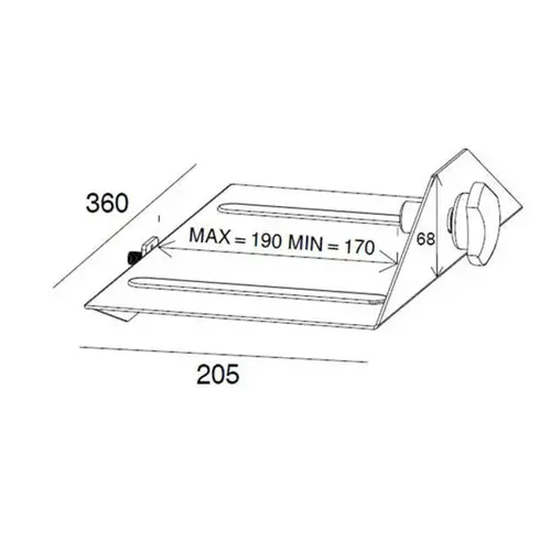 Multibrackets CPU Houder voor Multibrackets Public Display Standaarden