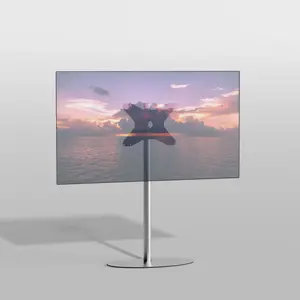 Cavus TV Standaard Ellips 120 - VESA 400x300 RVS