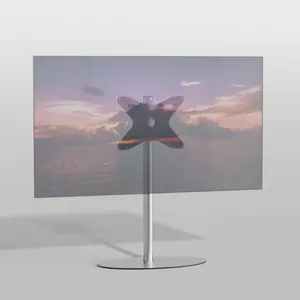 Cavus TV Standaard Ellips 100 - VESA 400x300 RVS