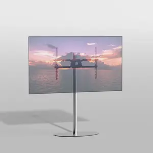 Cavus TV Standaard Ellips 120 - VESA 600x400 RVS