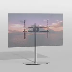 Cavus TV Standaard Ellips 100 - VESA 600x400 RVS