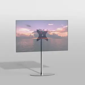 Cavus TV Standaard Ellips 120 - VESA 300x300 RVS