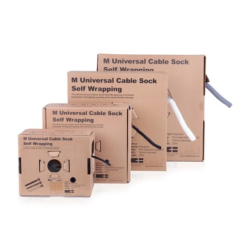 Multibrackets Universele Kabelsok Self Wrapping Zilvergrijs 19mm - 25 meter Multibrackets Universele Kabelsok Self Wrapping Zilvergrijs 19mm - 25 meter