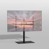 TV Standaard Square 80 - VESA 600x400 Zwart