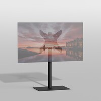 TV Standaard Square 100 - VESA 400x400 Zwart