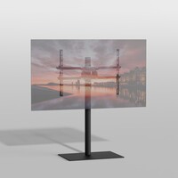 TV Standaard Square 100 - VESA 600x400 Zwart