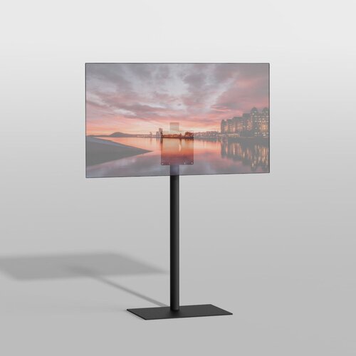 Cavus TV Standaard Square 120 cm Zwart VESA 200x200 mm