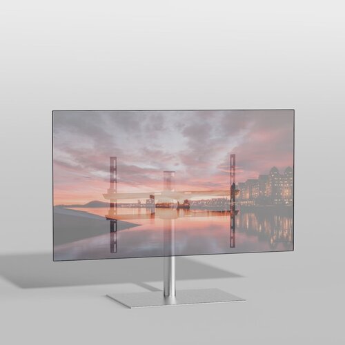 Cavus TV Standaard Square 60 cm RVS VESA 600x400 mm