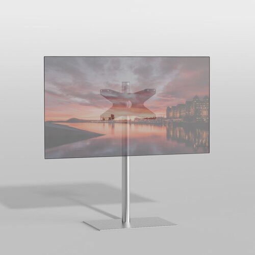 Cavus TV Standaard Square 100 - VESA 400x200 RVS