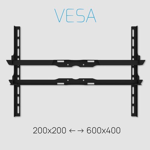 Cavus TV Standaard Square 100 cm RVS VESA 600x400 mm