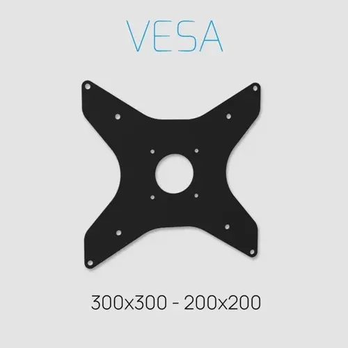 Cavus Meubel Mount - TV Standaard voor Meubel - 150 cm RVS VESA 300x300