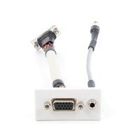 VGA + 3.5mm kabel + plug module