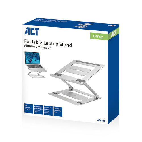 ACT Opvouwbare Laptopstandaard Aluminium